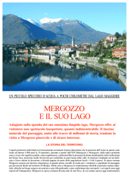 Mergozzo e il suo lago - Turismoebenessereonline.it