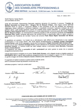 ASSQCIATlON SUISSE BES SMMELIÉRS PROFESSIGNNELS