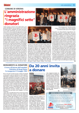 L`amministrazione ringrazia "i magnifici sette