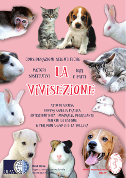 Libretto vivisezione - Medici Internazionali LIMAV