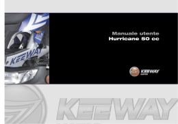 Manuale utente Hurricane 50 cc