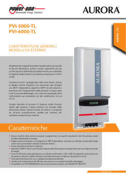 PVI-5000/6000-TL-OUTD - Tecno