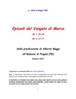 Episodi del Vangelo di Marco