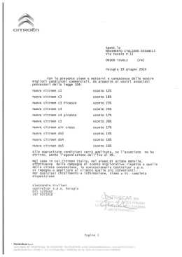 Eccovi il documento di conferma