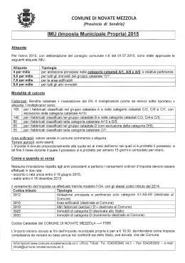 COMUNE DI NOVATE MEZZOLA (Provincia di Sondrio)