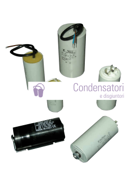 Condensatori e disgiuntori