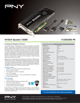 NVIDIA® Quadro® K5000 VCQK5000-PB