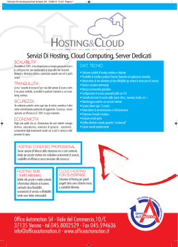Servizi Di Hosting, Cloud Computing, Server