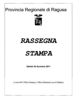 S TAMPA - Provincia Regionale di Ragusa