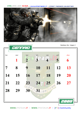 Creazione guidata Calendario