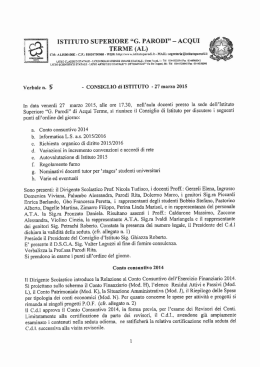 Verbale n. 5 C.I - Istituto Superiore "PARODI"
