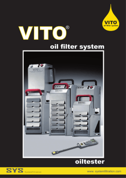 oil filter system oiltester
