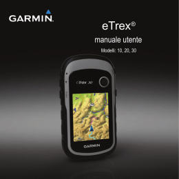 Manuale Garmin