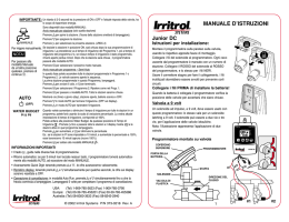 Manuale prodotto