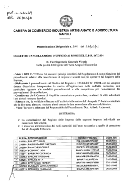 M _ A. 6,3. dal 26 (osi/(&laquo;l - Camera di Commercio di Napoli