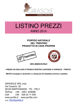 LISTINO 2014 PDF - Porfite