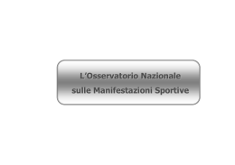 Diapositiva 1 - Osservatorio Nazionale sulle Manifestazioni Sportive