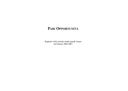 I Rapporto Consigliere Parita