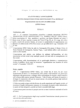 "" STATUTO DELL`ASSOCIAZIONE GRUPPO PIEMONTESE