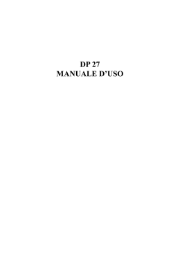 Manuale utente (formato )