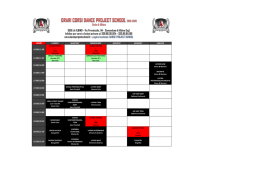 orari lunedi` martedi` mercoledi` giovedi` venerdi