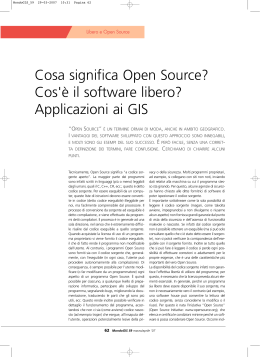 Cosa significa Open Source? Cos`è il software libero