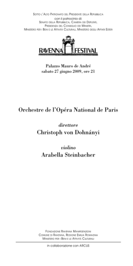 Orchestre de l`Op&eacute;ra National de Paris Christoph von Dohn&aacute;nyi