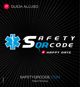 sqrc libretto illustrativo - Safety QR Code