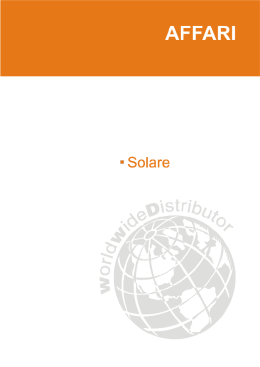 Catalogo Affari solare