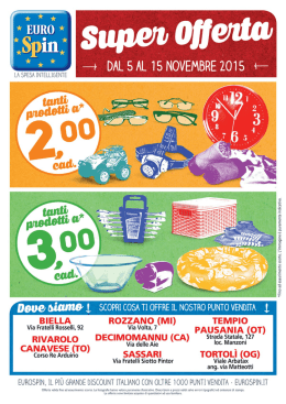 LA SPESA iNTELLIGENTE