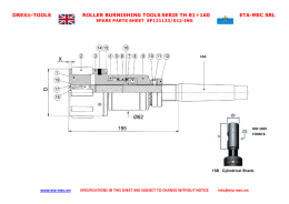 SPARE PARTS LIST SP121123-012-ING 81-160 TH