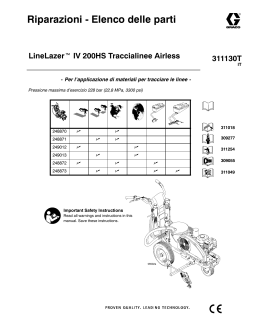 Parts -- LineLazer IV 200HS