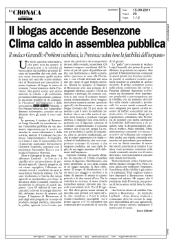 da “La Cronaca – Ed. Piacenza” (del 15.09.2011