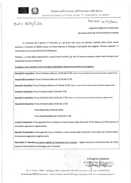 Musica Insieme! - Scuola Secondaria di Primo Grado Casavola