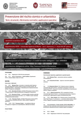 locandina - Ordine Architetti Roma