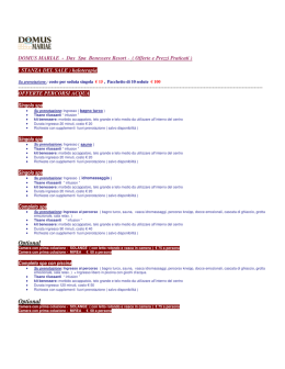 Optional Optional - Percorso Benessere, Area Beauty, Piscina