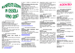 Speciale Ferragosto 2013