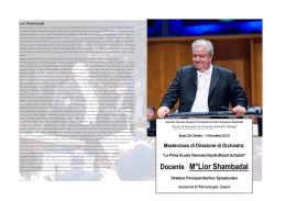 1 Novembre 2015 - MusicMasterclassRoma