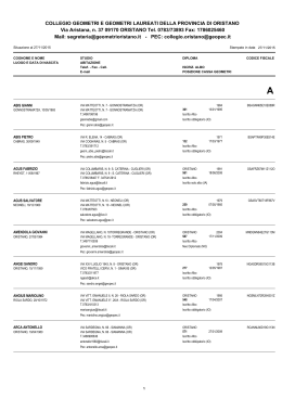 COLLEGIO GEOMETRI E GEOMETRI LAUREATI DELLA