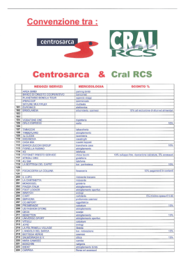 Convenzione tra :