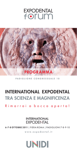 international expodental tra scienza e magnificenza