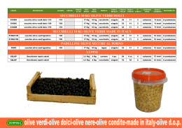 SECCHIELLI 10 KG OLIVE VERDI DOLCI SECCHIELLI 10 KG