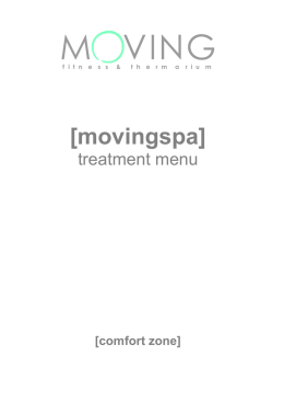 Scarica il menu dei trattamenti.