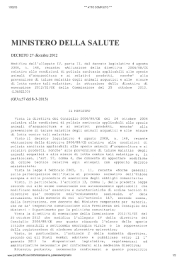 MINISTERO DELLA SALUTE