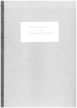 Page 1 Uff ne del Rest No. at@ per Us@ Teatrale l um@ Page 2