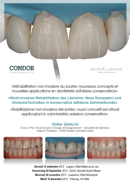 Diapositive 1 - Condor Dental Research CO SA