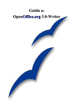 Guida a: Open OpenOffice.org Office.org 3.0-Writer