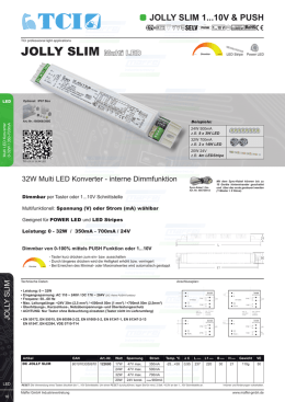 TCI JOLLY SLIM LED Konverter - Industrievertretung Maffei GmbH