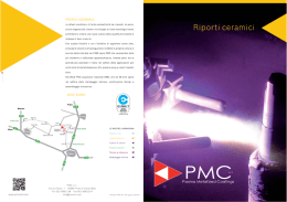 Riporti ceramici - Brochure PMC Srl