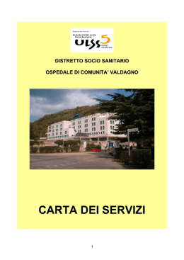 OSPEDALE DI COMUNITA`